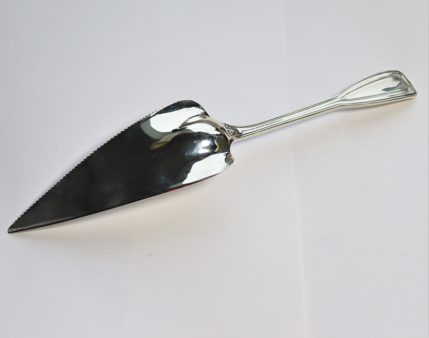 Vintage Tiffany and Co Sterling Silver Pie Pastry Knife Server St Dunstan Pattern 1909