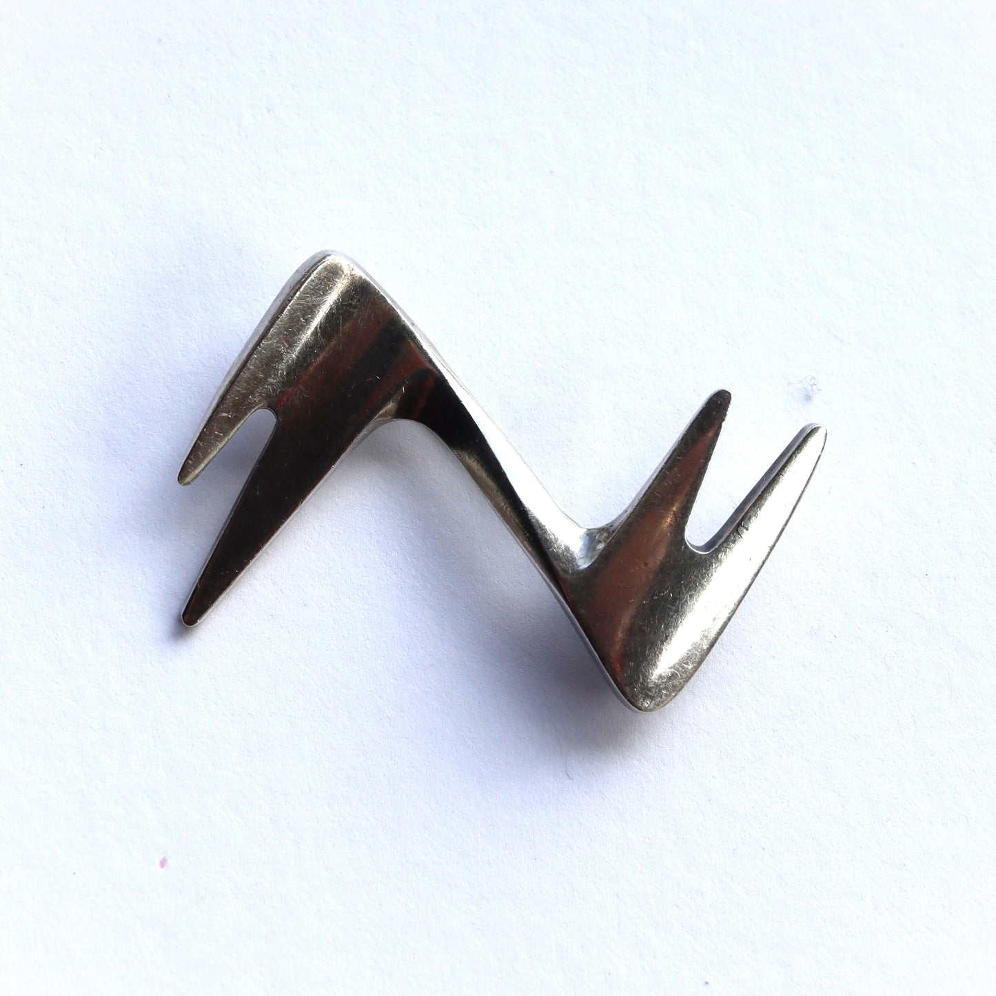 Vintage Mid Century Scandinavian Danish Modern Sterling Silver Brooch Georg Jensen