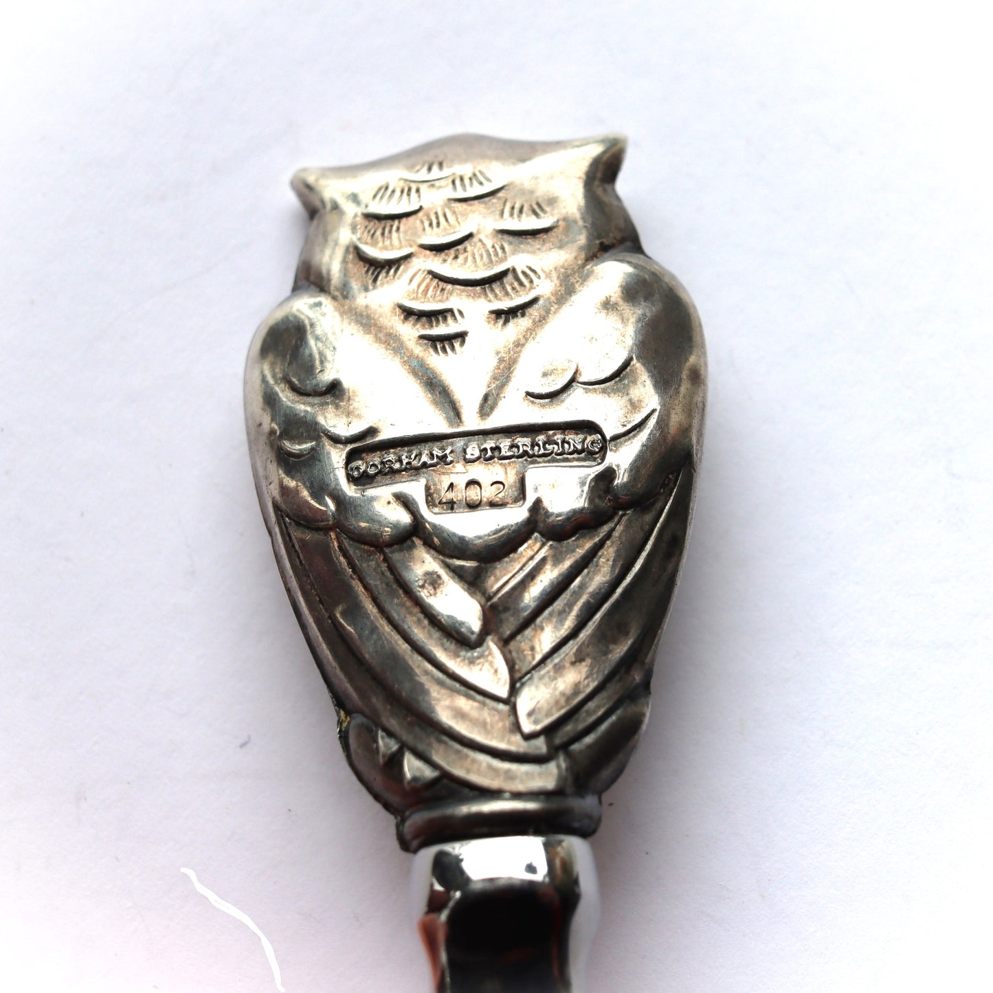 Vintage Gorham Sterling Silver Figural Owl Bottle Opener