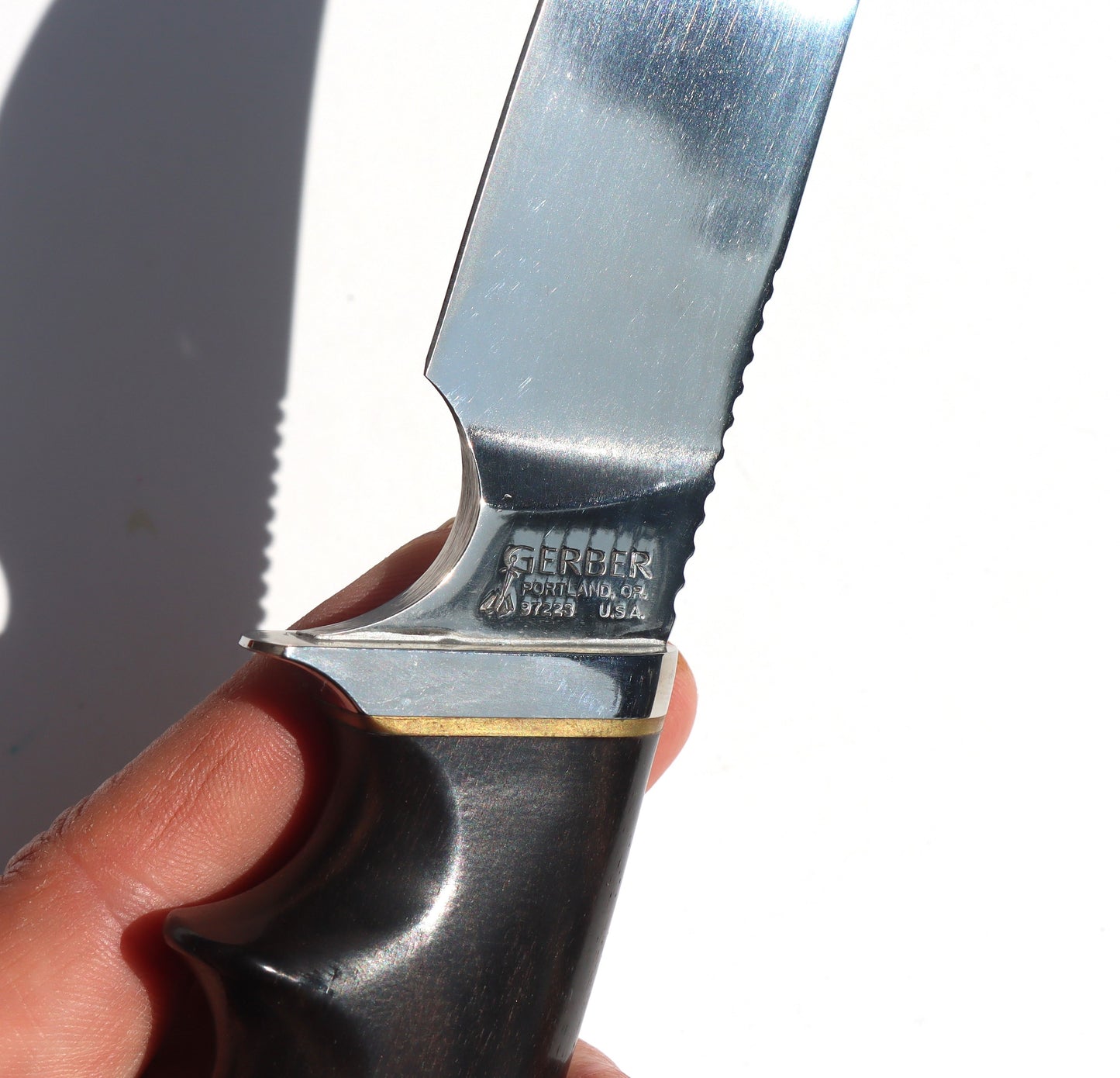 Mint in Box c1970 Gerber Model 475 S. Dot 58 Big Game Hunter Presentation Fixed Blade Knife
