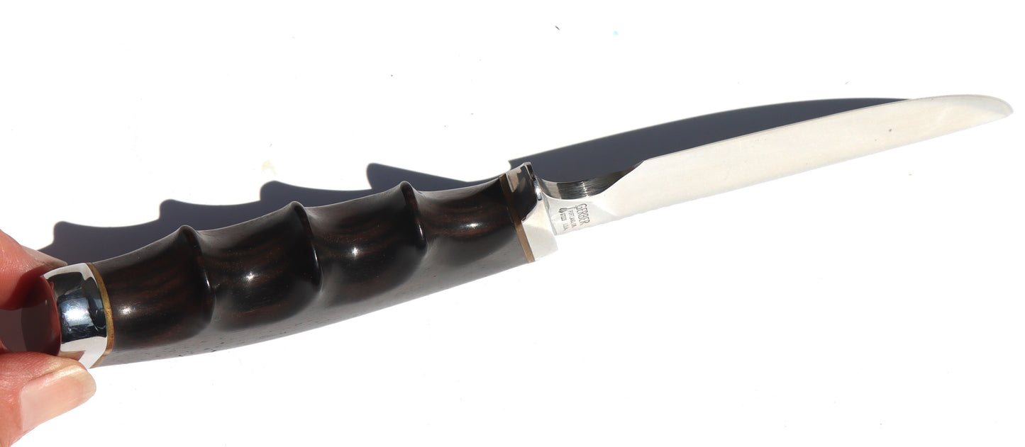 Mint in Box c1970 Gerber Model 475 S. Dot 58 Big Game Hunter Presentation Fixed Blade Knife