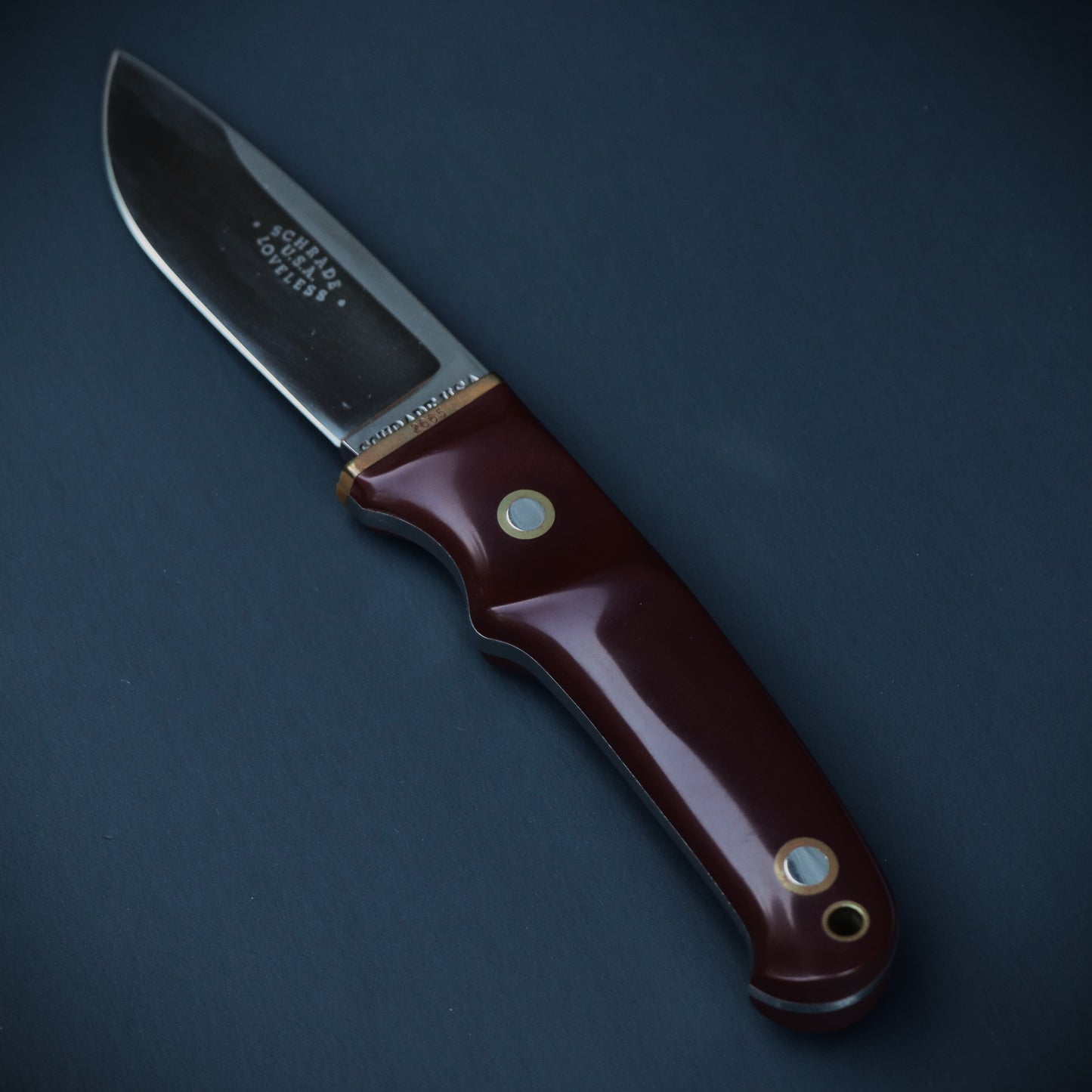 Vintage Near Mint Schrade Hunter Fixed Blade Loveless Knife Original Sheath and Box