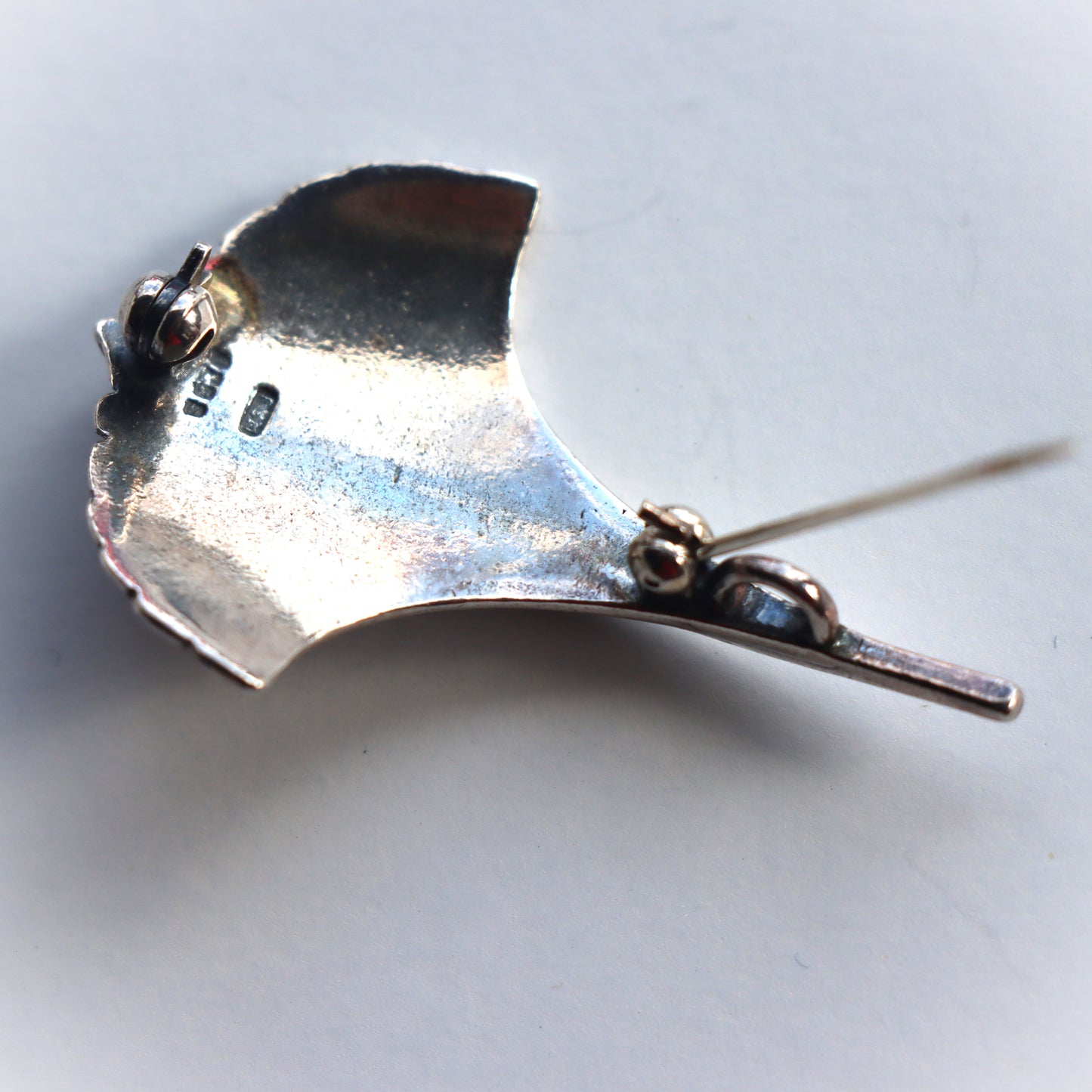 Mid Century Danish Modern Sterling Silver Frans Magnussen Viking Ship Brooch Earrings Set