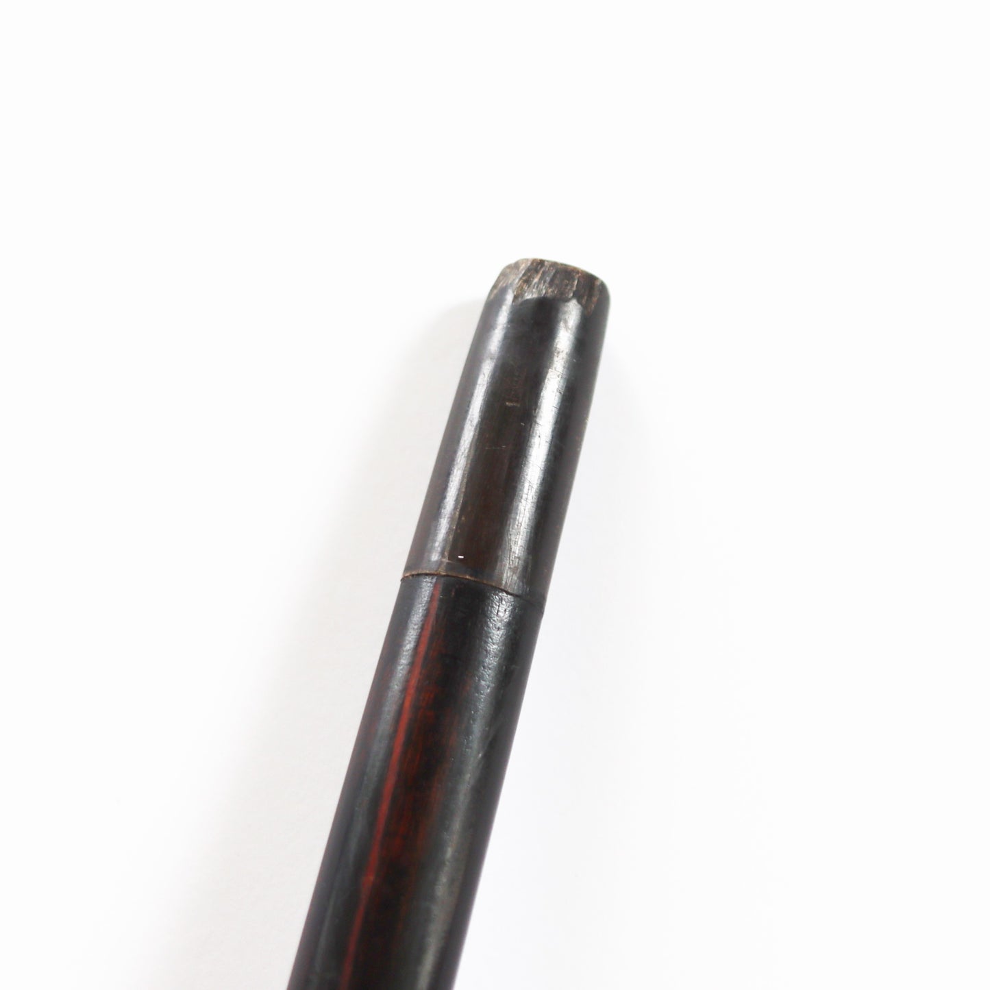 Art Deco Sterling Silver Ebony Tuxedo White Tie Dress Evening Walking Stick 1920s