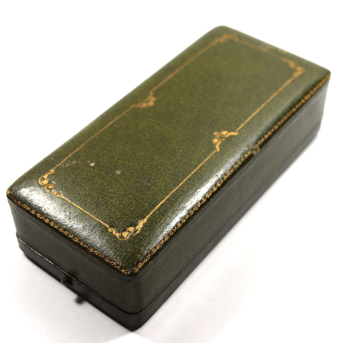 Antique French Empire 950 Silver Vermeil Crystal Perfume Flask Fitted Case