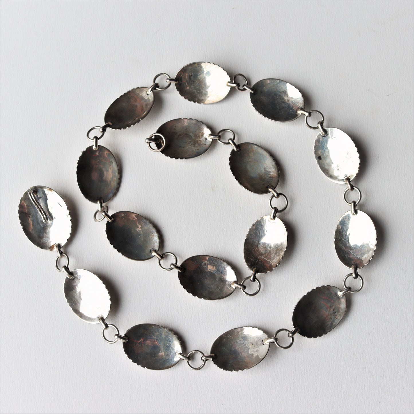 Art Deco Navajo 800 - 925 Silver Kingman Turquoise Conchos Belt Buckle Set c1940