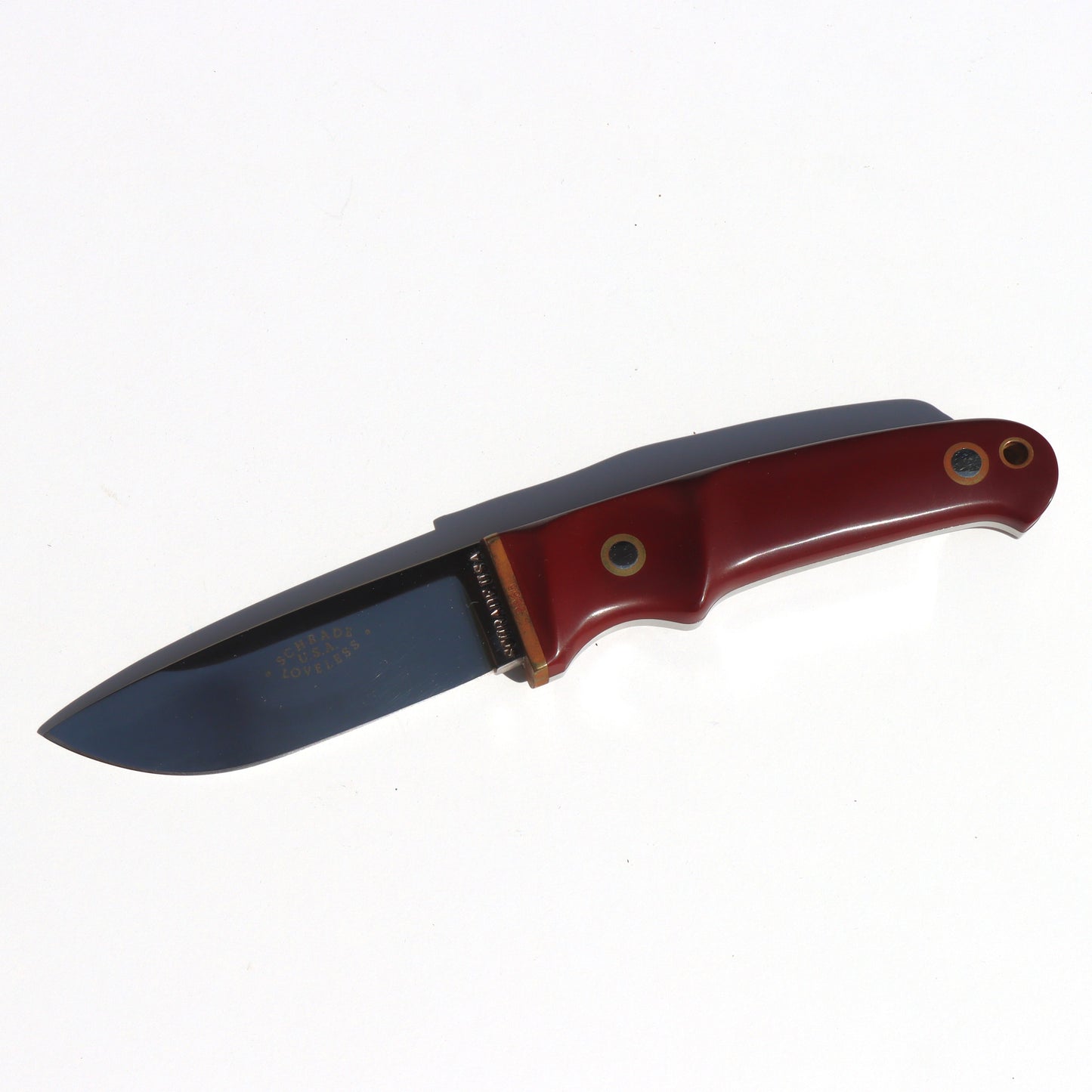 Vintage Near Mint Schrade Hunter Fixed Blade Loveless Knife Original Sheath and Box