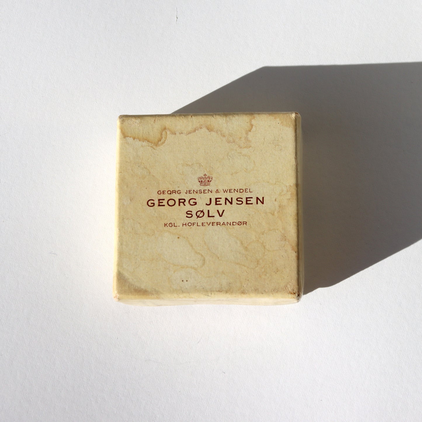 Danish Mid Century Modernist Sterling Silver Georg Jensen Cufflinks Original Box